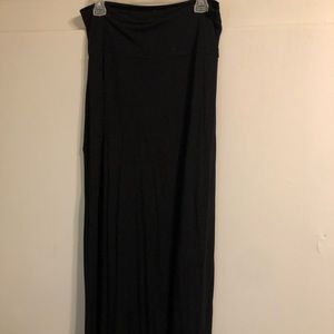 Black maxi skirt